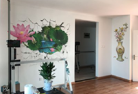 高县墙体彩绘相比墙纸的优势。