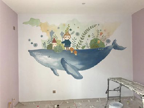 高县手绘墙的特点及优势。